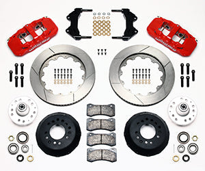 Wilwood AERO6 Front Hub Kit 14.00-Red WWE ProSpindle