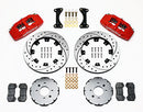 Wilwood Dynapro 6 Front Hat Kit 12.19in Drilled Red 94-01 Honda/Acura w/262mm Disc-2