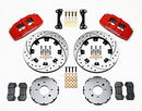 Wilwood Dynapro 6 Front Hat Kit 12.19in Drilled Red 90-99 Civic w/240 mm Disc-2