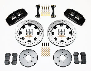 Wilwood Dynapro 6 Front Hat Kit 12.19in Drilled 90-99 Civic w/240 mm Disc