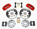 Wilwood Dynapro 6 Front Hat Kit 12.19in Red 90-99 Civic w/240 mm Disc-2
