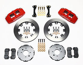 Wilwood Dynapro 6 Front Hat Kit 12.19in Red 90-99 Civic w/240 mm Disc - 0