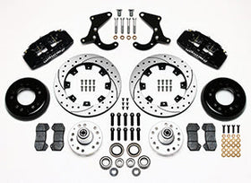 Wilwood Dynapro 6 Front Hub Kit 12.19in Drilled 55-57 Chevy - 0