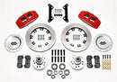 Wilwood Dynapro 6 Front Hub Kit 12.19in Red 70-78 Camaro-2