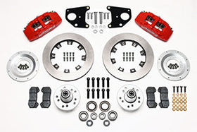 Wilwood Dynapro 6 Front Hub Kit 12.19in Red 62-72 CDP B & E Body-Drum - 0