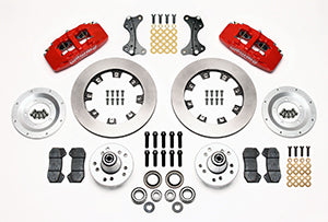 Wilwood Dynapro 6 Front Hub Kit 12.19in Red WWE ProSpindle