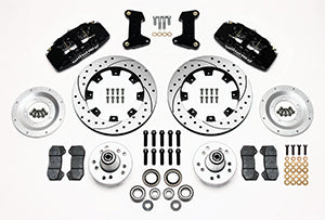 Wilwood Dynapro 6 Front Hub Kit 12.19in Drilled 74-80 Pinto/Mustang II Disc Spindle only