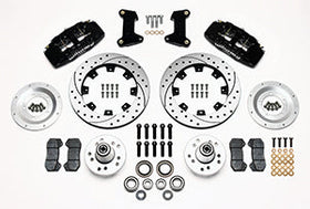 Wilwood Dynapro 6 Front Hub Kit 12.19in Drilled 74-80 Pinto/Mustang II Disc Spindle only - 0