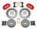 Wilwood Narrow Superlite 6R Front Hat Kit 12.88in Drilled Red 2008 Toyota Matrix-2