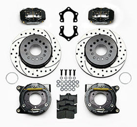 Wilwood Forged Dynalite P/S Park Brake Kit Drilled Mopar/Dana 2.50in Off w/Snap Ring Brng - 0