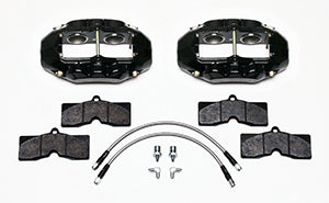 Wilwood D8-4 Front Caliper Kit Black Corvette C2 / C3 65-82