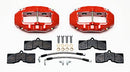 Wilwood D8-4 Rear Caliper Kit Red Corvette C2 / C3 65-82-2