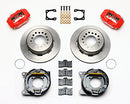 Wilwood Forged Dynalite P/S Park Brake Kit Red Chevy 12 Bolt-Spec 3.15in Brng Stggrd mt-2