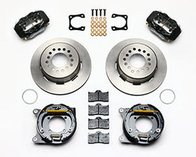 Wilwood Forged Dynalite P/S Park Brake Kit Chevy 12 Bolt-Spec 3.15in Brng Stggrd mt - 0