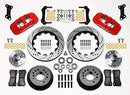 Wilwood AERO6 Front Hub Kit 14.00 Drilled Red 67-69 Camaro 64-72 Nova Chevelle-2