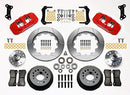 Wilwood AERO6 Front Hub Kit 15.00 Red 67-69 Camaro 64-72 Nova Chevelle-2