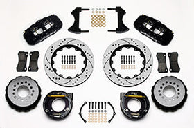 Wilwood AERO4 Rear P-Brake Kit 14.00in Drilled Chevy C-10 2.42 Offset 5-lug - 0