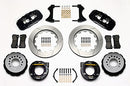 Wilwood AERO4 Rear P-Brake Kit 14.00in Chevy C-10 2.42 Offset 5-lug-2