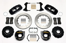 Wilwood AERO4 Rear P-Brake Kit 14.00in Chevy 12 Bolt w/ C-Clips - 0