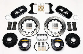 Wilwood AERO4 Rear P-Brake Kit 14.00in Drilled Big Ford New Style 2.50in Offset - 0