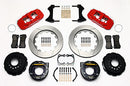 Wilwood AERO4 Rear P-Brake Kit 14.00in Red Big Ford New Style 2.50in Offset-2