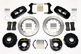 Wilwood AERO4 Rear P-Brake Kit 14.00in 2005-2014 Mustang - 0