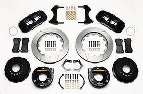 Wilwood AERO4 Rear P-Brake Kit 14.00in Mopar/Dana 2.36in Off w/Snap Ring Brng - 0