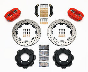 Wilwood Dynapro Rear Kit 12.19in Drill-Red Backdraft Cobra (BMW E36 Based)