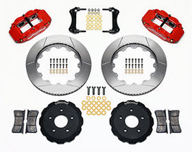 Wilwood Narrow Superlite 6R Front Hat Kit 14.00in Red Backdraft Cobra (BMW E36 Based) - 0