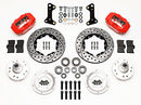 Wilwood Forged Dynalite Front Kit 11.00in Drill-Red 67-69 Camaro 64-72 Nova Chevelle-2