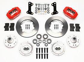 Wilwood Forged Dynalite Front Kit 11.00in Red 67-69 Camaro 64-72 Nova Chevelle - 0