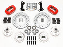 WILWOOD FDLI Front Kit,11.00", Dril-Zinc-Red 67-69 Camaro, 64-72 Nova, Chevelle-2
