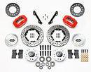 Wilwood Forged Dynalite Front Kit 11.00in Drilled Red 70-78 Camaro-2