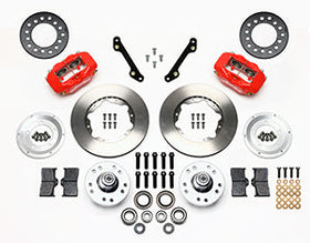Wilwood Forged Dynalite Front Kit 11.00in Red 70-78 Camaro - 0