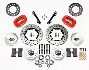Wilwood Forged Dynalite Front Kit 11.00in Drilled Red 79-81 Camaro