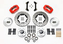 Wilwood Forged Dynalite Front Kit 11.00in Drilled Red 79-87 GM G Body-2