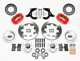 Wilwood Forged Dynalite Front Kit 11.75in Red 55-57 Chevy - 0