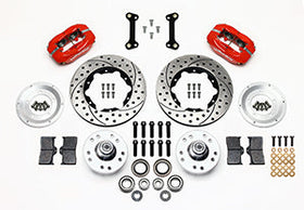 Wilwood Forged Dynalite Front Kit 11.00in Drilled Red 82-92 Camaro//Firebird - 0