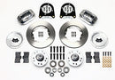 Wilwood Forged Dynalite Front Kit 11.00in Polished 37-48 Ford Psgr. Car Spindle-2