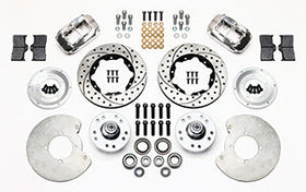Wilwood Forged Dynalite Front Kit 11.00in Drill-Polished 37-48 Ford Psgr. 360 Plate Mount - 0