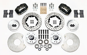 Wilwood Forged Dynalite Front Kit 11.00in Drilled 37-48 Ford Psgr. 360 Plate Mount - 0