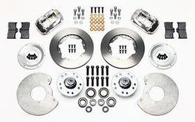 Wilwood Forged Dynalite Front Kit 11.00in Polished 37-48 Ford Psgr. 360 Plate Mount - 0