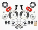 Wilwood Forged Dynalite Front Kit 11.00in Red 74-80 Pinto/Mustang II Disc Spindle only-2