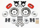 Wilwood Forged Dynalite Front Kit 11.00in Drilled Red 87-93 Mustang 5 Lug-2