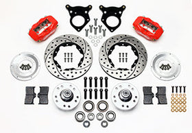 Wilwood Forged Dynalite Front Kit 11.00in Drilled Red 87-93 Mustang 5 Lug - 0