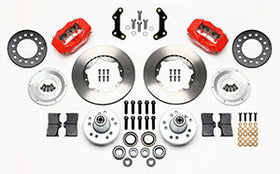 Wilwood Forged Dynalite Front Kit 11.00in Red 70-72 CDP B & E Body-Disc - 0