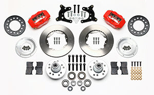 Wilwood Forged Dynalite Front Kit 11.00in Red 62-72 CDP A Body - 9in Drum