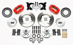 Wilwood Forged Dynalite Front Kit 11.00in Red 65-72 CDP A Body - 10in Drum - 0