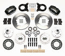 Wilwood Forged Dynalite Front Kit 11.00in 1965-1969 Mustang Disc & Drum Spindle-2