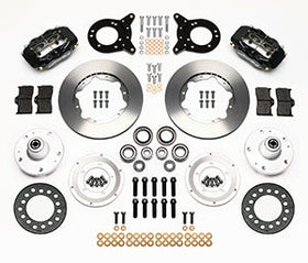 Wilwood Forged Dynalite Front Kit 11.00in 1965-1969 Mustang Disc & Drum Spindle - 0